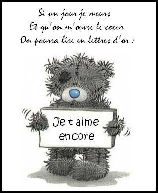 Je t'aime - Ai shiteru - I love you